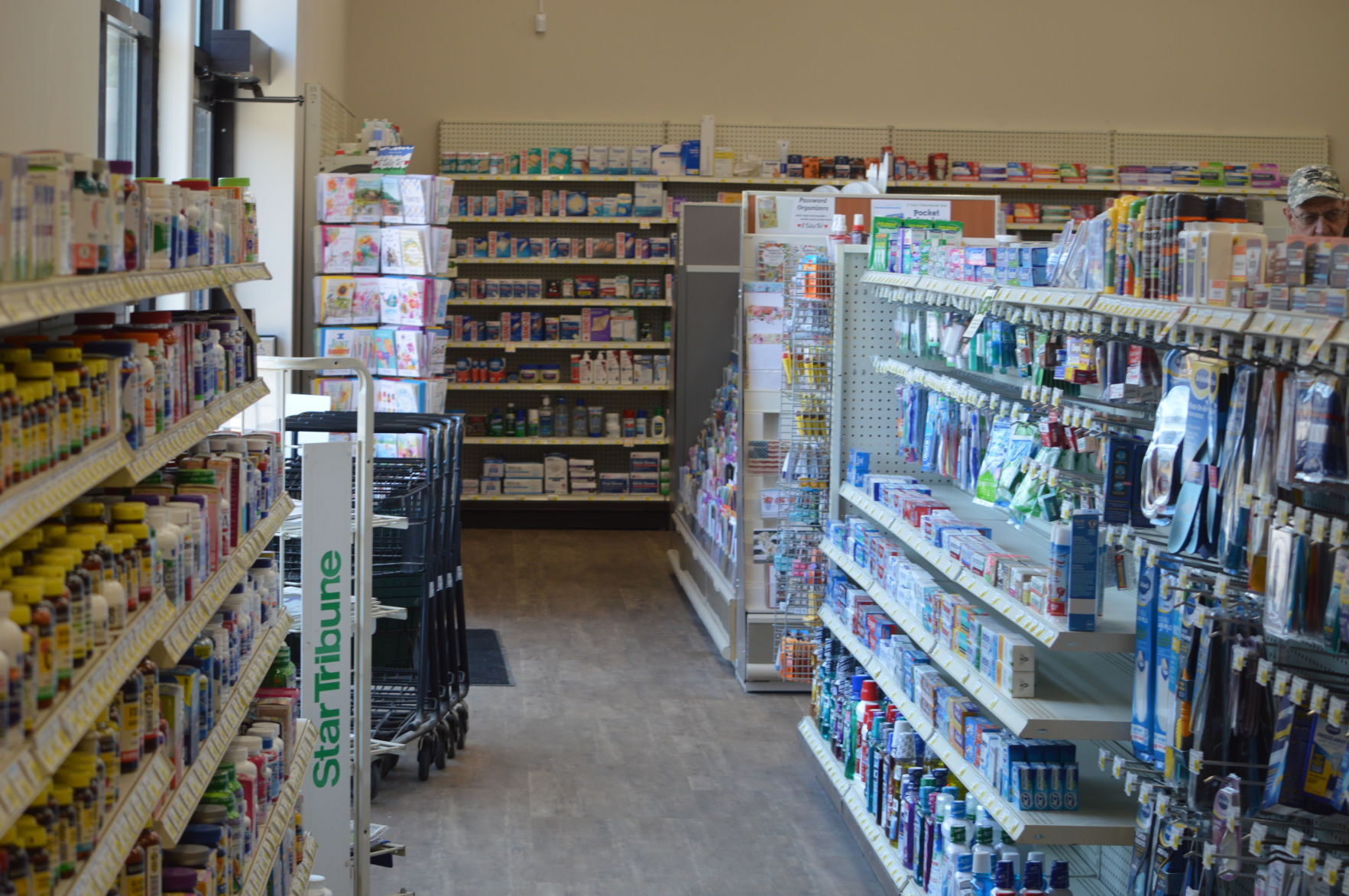 Corner Drug aisles